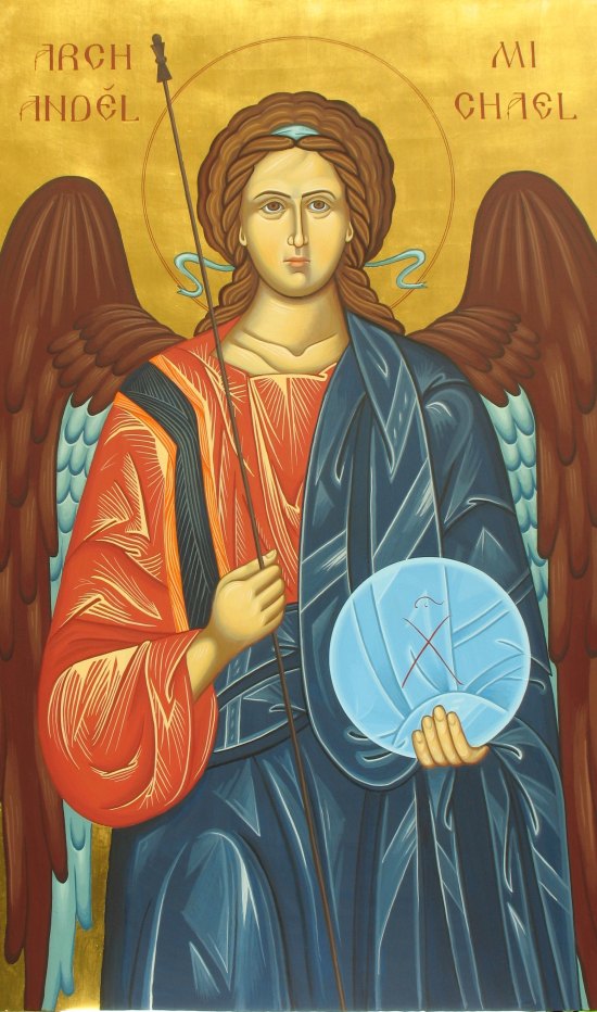 Arch. Michael (soudobá česká ikona od Jany Baudišové