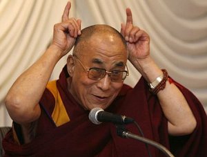 Tibetsk dalajlama (ilustran foto z dvj doby)