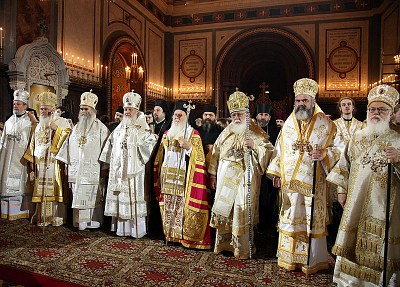 Pedstavitel svtovch pravoslavnch crkv na pohbu patriarchy Alexije II.